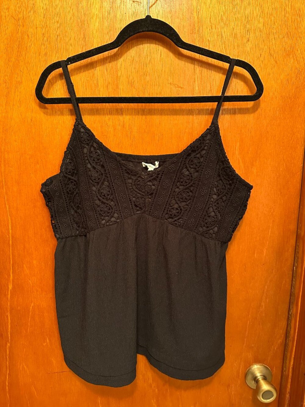 NWOT Maurices crochet top tank size XL